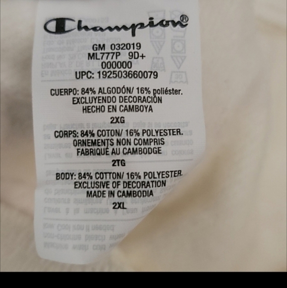Champion Plus Size Reverse Weave Logo Joggers Size 2X - Picture 8 of 8